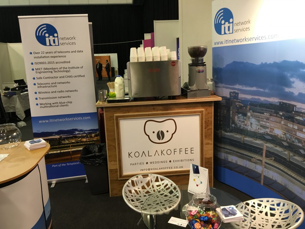 coffee service at corporate exhibitions
