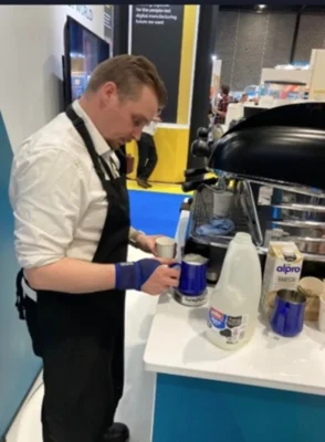 event coffee hire for events with Chris at KoalaKoffee