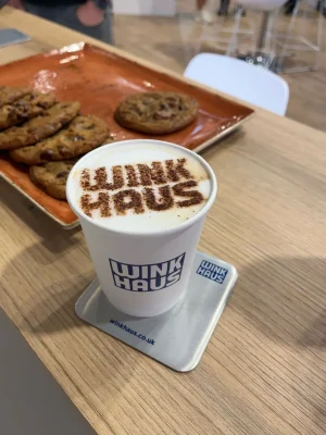 Branded Coffee Cups at FIT Show NEC with Winkhaus UK in Birmingham