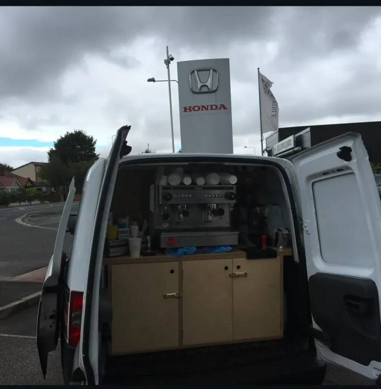 First coffee catering client with Honda in August 2017