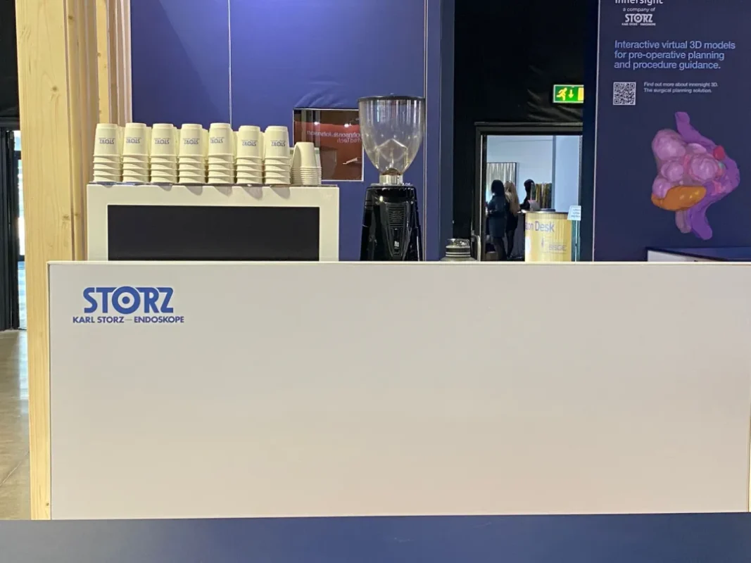 coffee stand hire at BSGE Royal Armouries with KARL STORZ